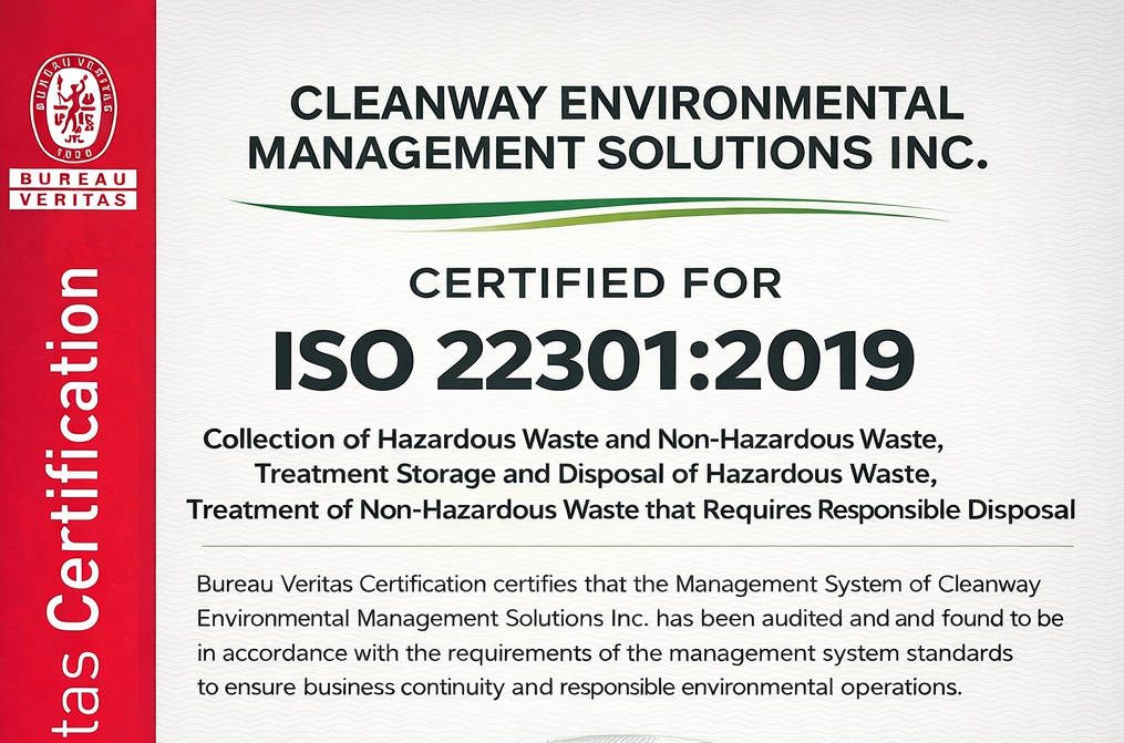 Cleanway ISO 22301.2019.1